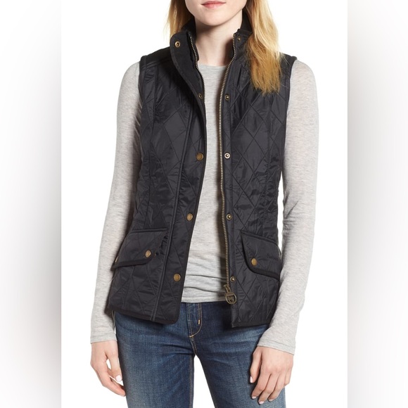 Barbour Cavalry Gilet in Black - Picture 1 of 11
